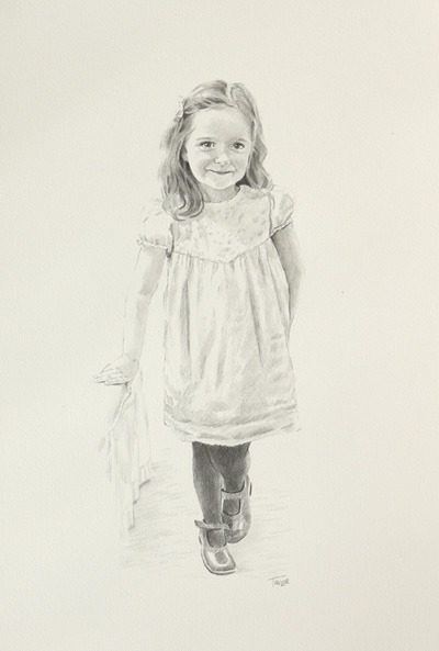 Portrait Drawing by Simon Taylor